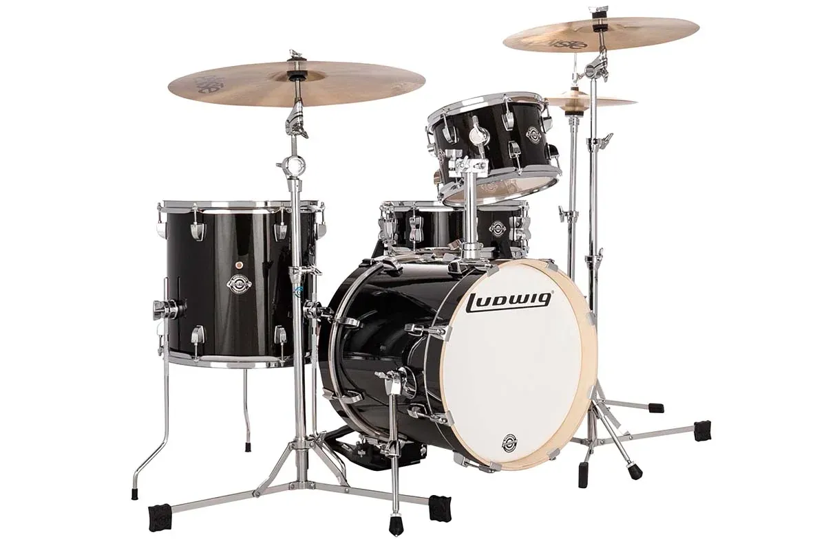 LUDWIG SET BATERIA BREAKBEATS 4PCS - Black