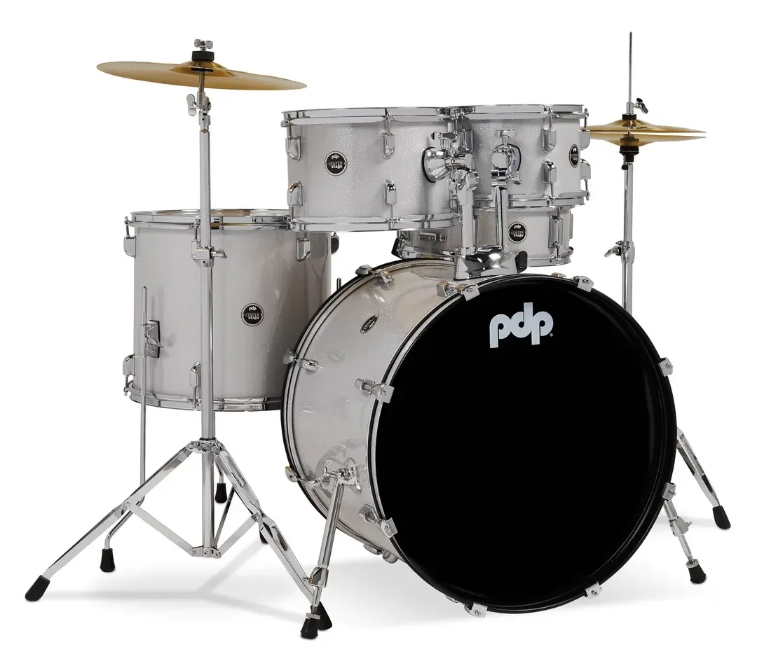 PDP BATERIA CENTER STAGE 5PC - DIAMOND WHITE SPARKLE