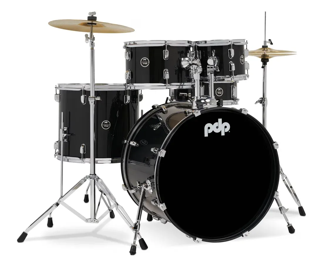 PDP BATERIA CENTER STAGE 5PC - IRIDESCENT BLACK SPARKLE